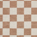 Baltimore 66618 Modern Checkerboard High-Density Smooth Polyester Flat-Pile Beige Rug