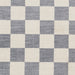 Baltimore 66618 Modern Checkerboard High-Density Smooth Polyester Flat-Pile Blue Rug