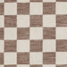 Baltimore 66618 Modern Checkerboard High-Density Smooth Polyester Flat-Pile Grey Rug