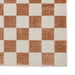 Baltimore 66618 Modern Checkerboard High-Density Smooth Polyester Flat-Pile Walnut Rug