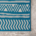 Banded Striped Area Rug for Indoor and Outdoor Use