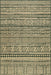 Banded Striped Area Rug for Indoor and Outdoor Use Green