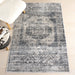 Barbed Iris Medallion Area Rug Blue 160x230 cm