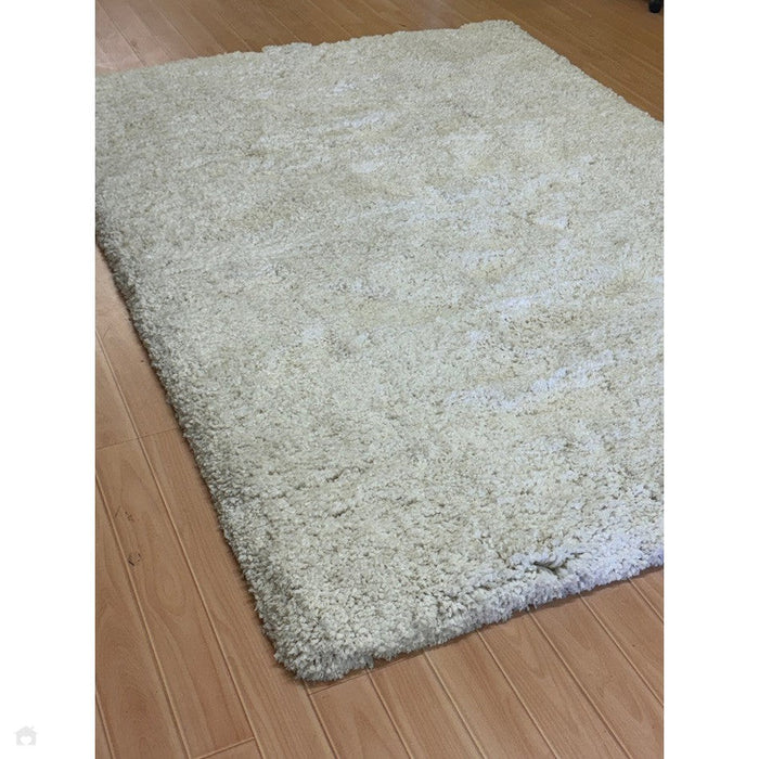 Barnaby Super Plush Heavyweight High-Density Luxury Hand-Woven Super Soft-Touch High-Pile Plain Polyester Shaggy Off White Rug