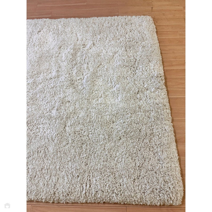 Barnaby Super Plush Heavyweight High-Density Luxury Hand-Woven Super Soft-Touch High-Pile Plain Polyester Shaggy Off White Rug