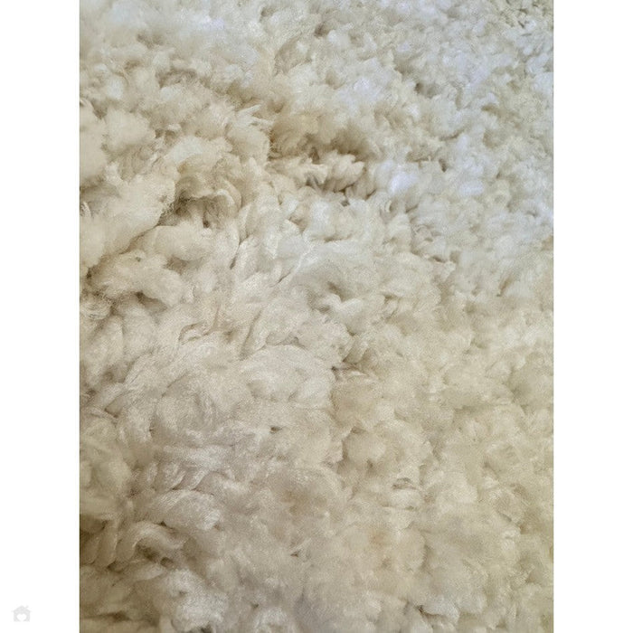 Barnaby Super Plush Heavyweight High-Density Luxury Hand-Woven Super Soft-Touch High-Pile Plain Polyester Shaggy Off White Rug