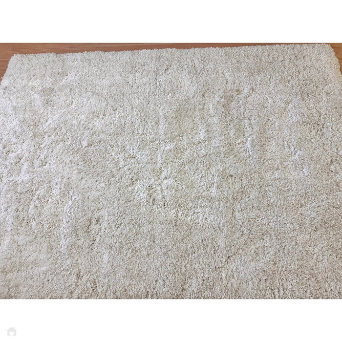 Barnaby Super Plush Heavyweight High-Density Luxury Hand-Woven Super Soft-Touch High-Pile Plain Polyester Shaggy Off White Rug