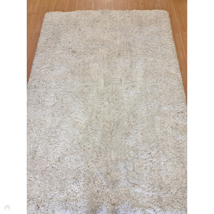 Barnaby Super Plush Heavyweight High-Density Luxury Hand-Woven Super Soft-Touch High-Pile Plain Polyester Shaggy Off White Rug