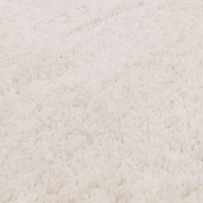 Barnaby Super Plush Heavyweight High-Density Luxury Hand-Woven Super Soft-Touch High-Pile Plain Polyester Shaggy Off White Rug