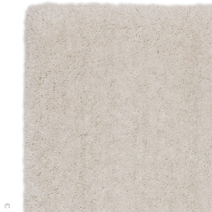 Barnaby Super Plush Heavyweight High-Density Luxury Hand-Woven Super Soft-Touch High-Pile Plain Polyester Shaggy Off White Rug