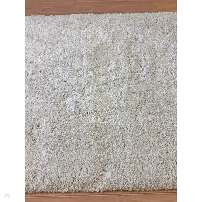 Barnaby Super Plush Heavyweight High-Density Luxury Hand-Woven Super Soft-Touch High-Pile Plain Polyester Shaggy Off White Rug