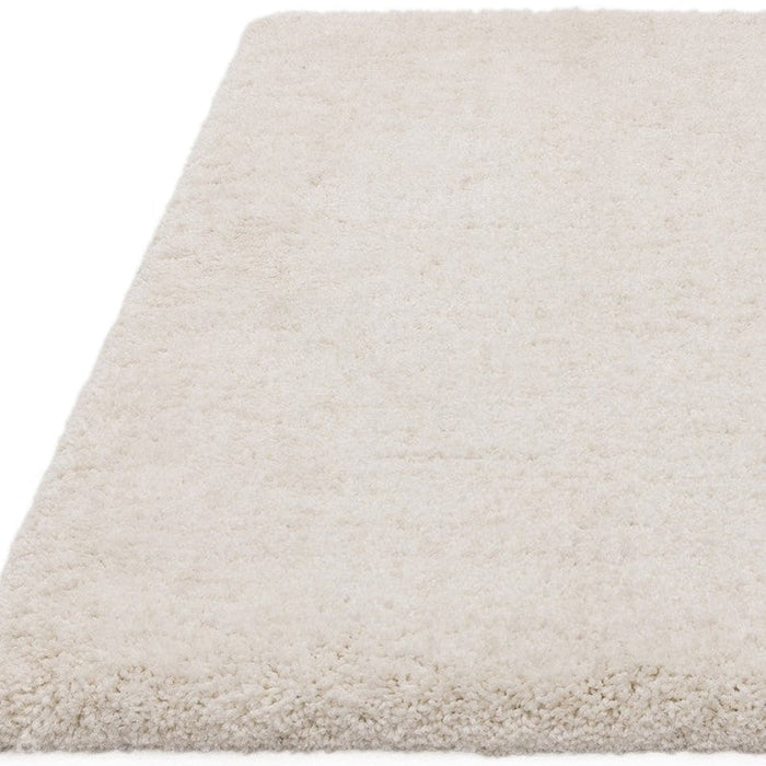 Barnaby Super Plush Heavyweight High-Density Luxury Hand-Woven Super Soft-Touch High-Pile Plain Polyester Shaggy Off White Rug