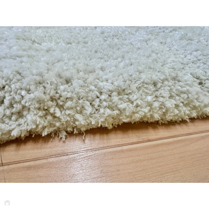 Barnaby Super Plush Heavyweight High-Density Luxury Hand-Woven Super Soft-Touch High-Pile Plain Polyester Shaggy Off White Rug