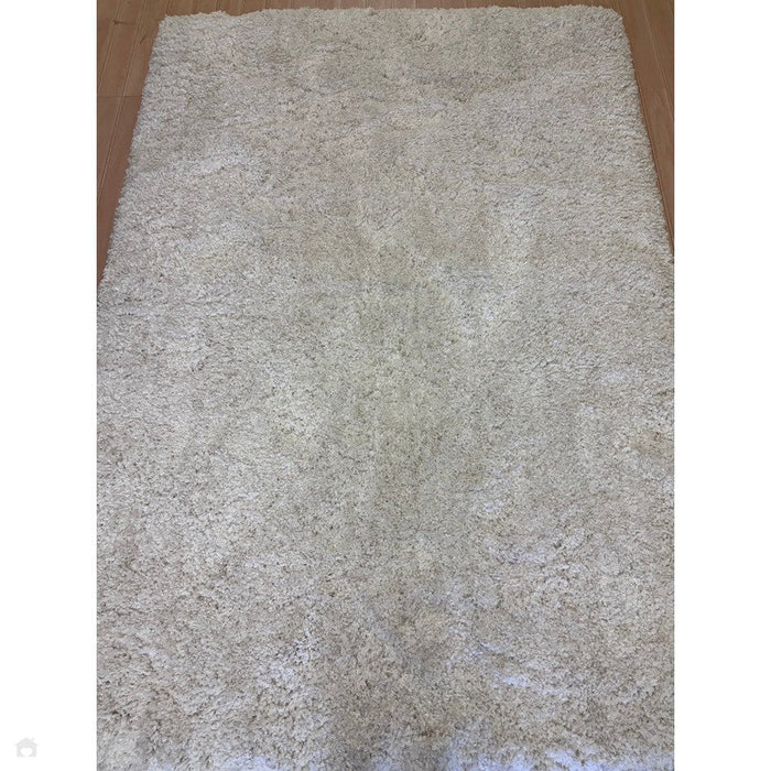 Barnaby Super Plush Heavyweight High-Density Luxury Hand-Woven Super Soft-Touch High-Pile Plain Polyester Shaggy Off White Rug