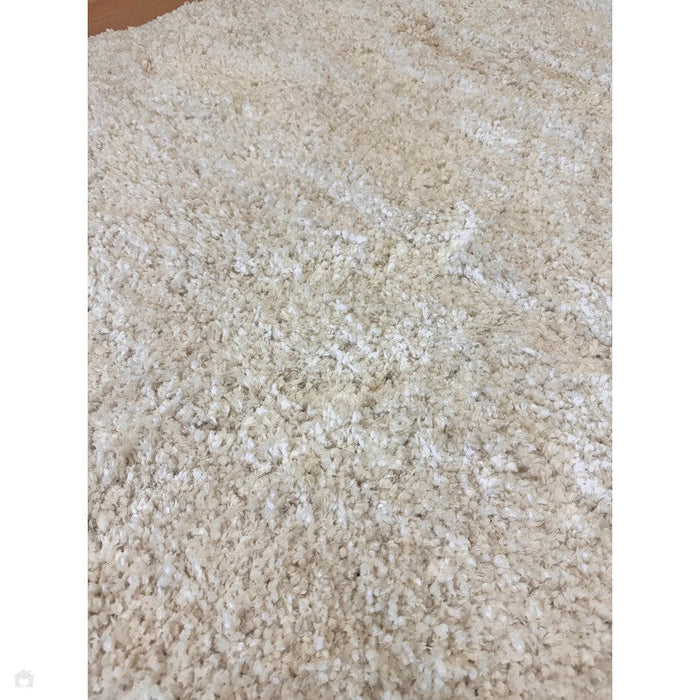 Barnaby Super Plush Heavyweight High-Density Luxury Hand-Woven Super Soft-Touch High-Pile Plain Polyester Shaggy Off White Rug