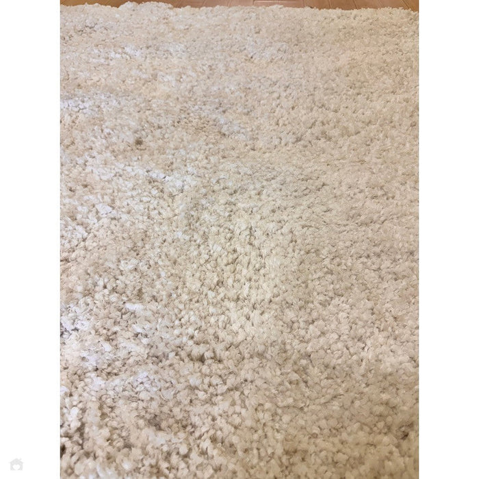 Barnaby Super Plush Heavyweight High-Density Luxury Hand-Woven Super Soft-Touch High-Pile Plain Polyester Shaggy Off White Rug