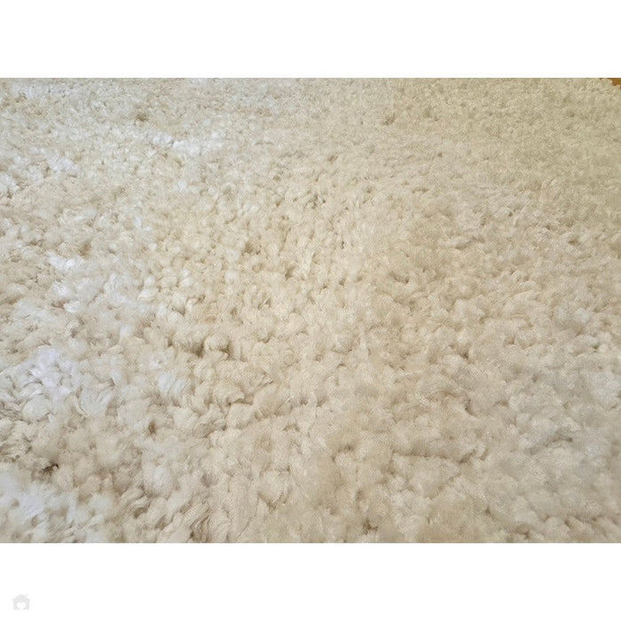 Barnaby Super Plush Heavyweight High-Density Luxury Hand-Woven Super Soft-Touch High-Pile Plain Polyester Shaggy Off White Rug