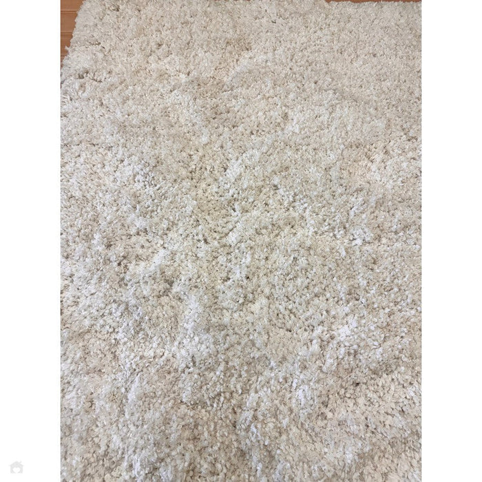 Barnaby Super Plush Heavyweight High-Density Luxury Hand-Woven Super Soft-Touch High-Pile Plain Polyester Shaggy Off White Rug