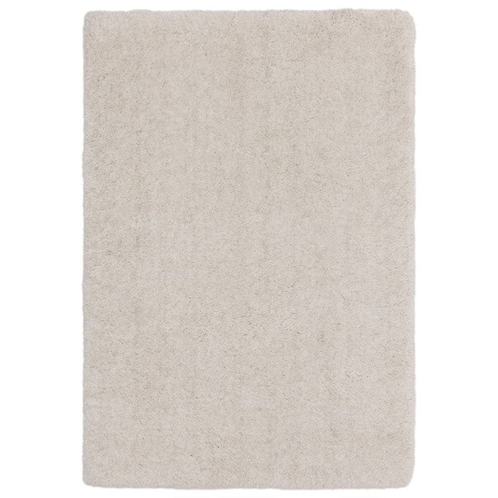 Barnaby Super Plush Heavyweight High-Density Luxury Hand-Woven Super Soft-Touch High-Pile Plain Polyester Shaggy Off White Rug