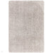 Barnaby Super Plush Heavyweight High-Density Luxury Hand-Woven Super Soft-Touch High-Pile Plain Polyester Shaggy Silver/Grey Rug