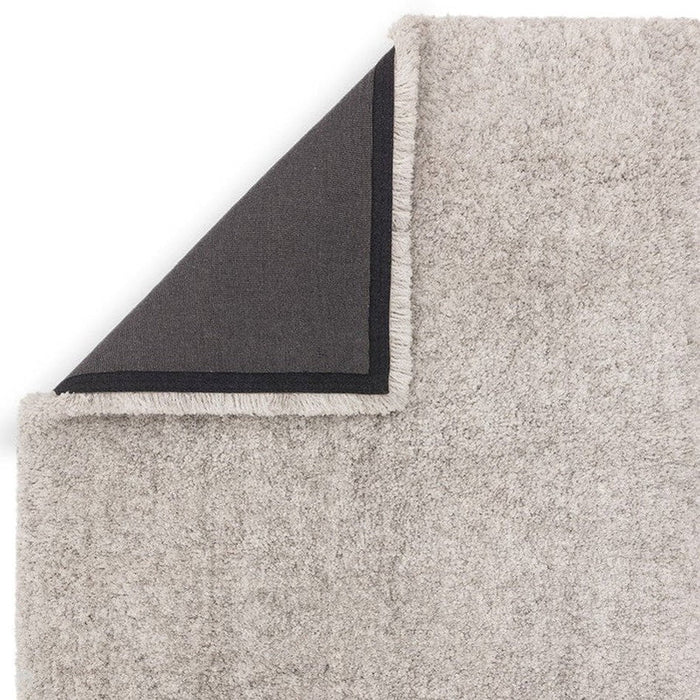 Barnaby Super Plush Heavyweight High-Density Luxury Hand-Woven Super Soft-Touch High-Pile Plain Polyester Shaggy Silver/Grey Rug