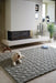 Basket Weave 3D Grey Rug