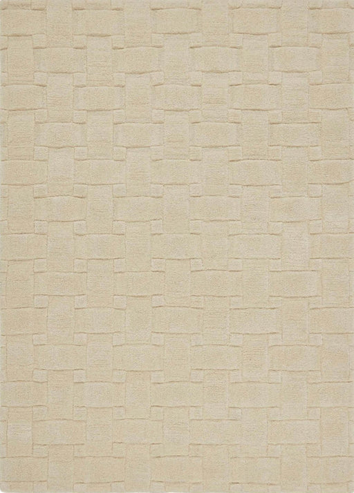 Basket Weave 3D New Ivory Rug