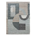 Bauhaus Inspired Hemp Hand-Woven Rug Customizable Design