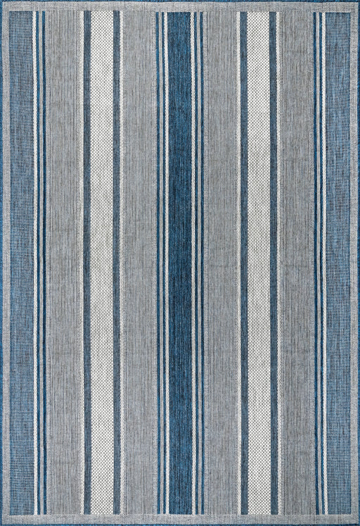 Bayadere Striped Area Rug for Indoor and Outdoor Use