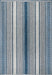 Bayadere Striped Area Rug for Indoor and Outdoor Use