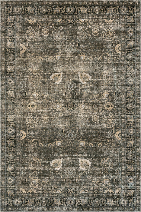 Bayberry Machine Washable Area Rug in Green Grey 200x140 cm