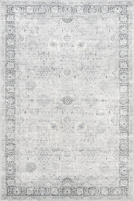 Bayberry Washable Area Rug 152 Cm Light Grey Design