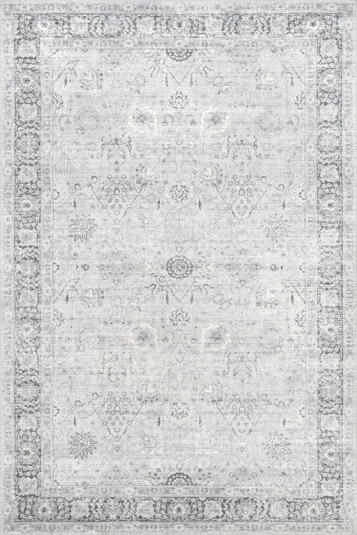 Bayberry Washable Area Rug 152 Cm Light Grey Design