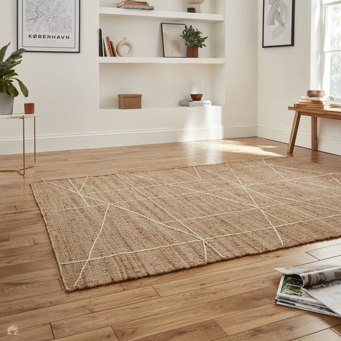 Bazaar Hand-Woven Jute Flatweave 24875 Natural Rug