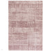 Beau Modern Abstract Distressed Shimmer Soft Textured Flatweave Blush Pink Rug