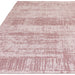 Beau Modern Abstract Distressed Shimmer Soft Textured Flatweave Blush Pink Rug