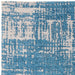 Beau Modern Abstract Distressed Shimmer Soft Textured Flatweave Denim Rug