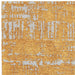 Beau Modern Abstract Distressed Shimmer Soft Textured Flatweave Gold Rug