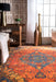 Beguiled Orange Medallion Area Rug 160x230 cm