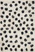 Beige Abstract Dotted Area Rug for Bohemian Decor