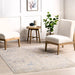 Beige Botanical Area Rug with Modern Design and Luxury Finish