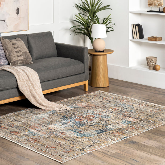 Beige Cardinal Cartouche Area Rug 160x230 cm