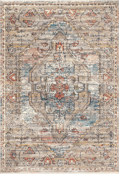 Beige Cardinal Cartouche Area Rug 160x230 cm