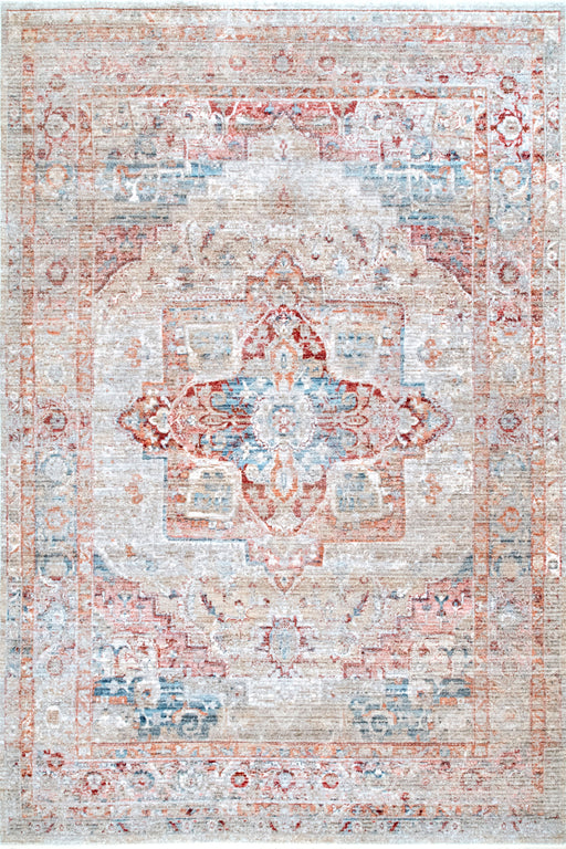 Beige Cardinal Medallion Area Rug 120x180 cm