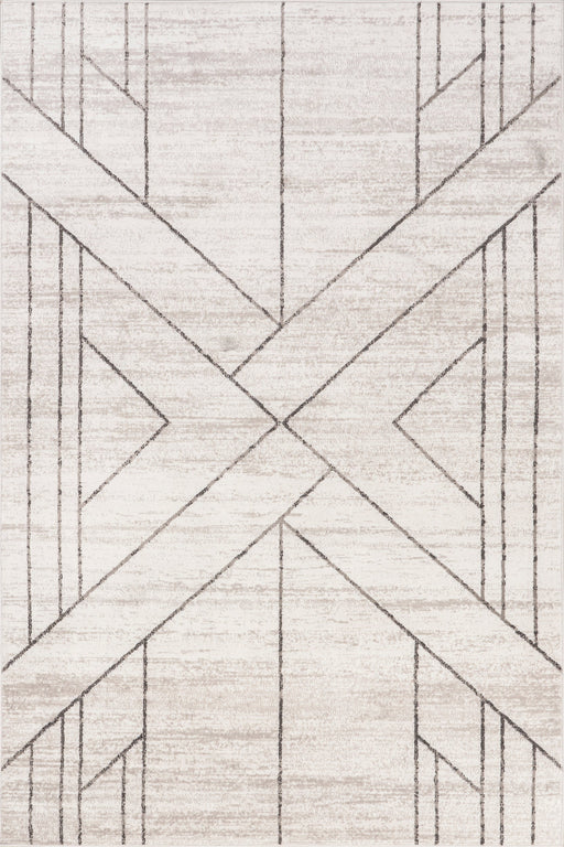 Beige Contemporary Area Rug for Living Room and Bedroom