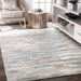 Beige Cowhide Patchwork Area Rug 140x200 cm