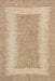 Beige Crosshatch Indoor Outdoor Area Rug 120x180 cm