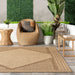 Beige Diamond Area Rug For Indoor Outdoor Spaces