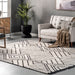 Beige Diamond Pattern Area Rug 160x230 cm