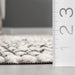 Beige Diamond Pattern Area Rug 160x230 cm